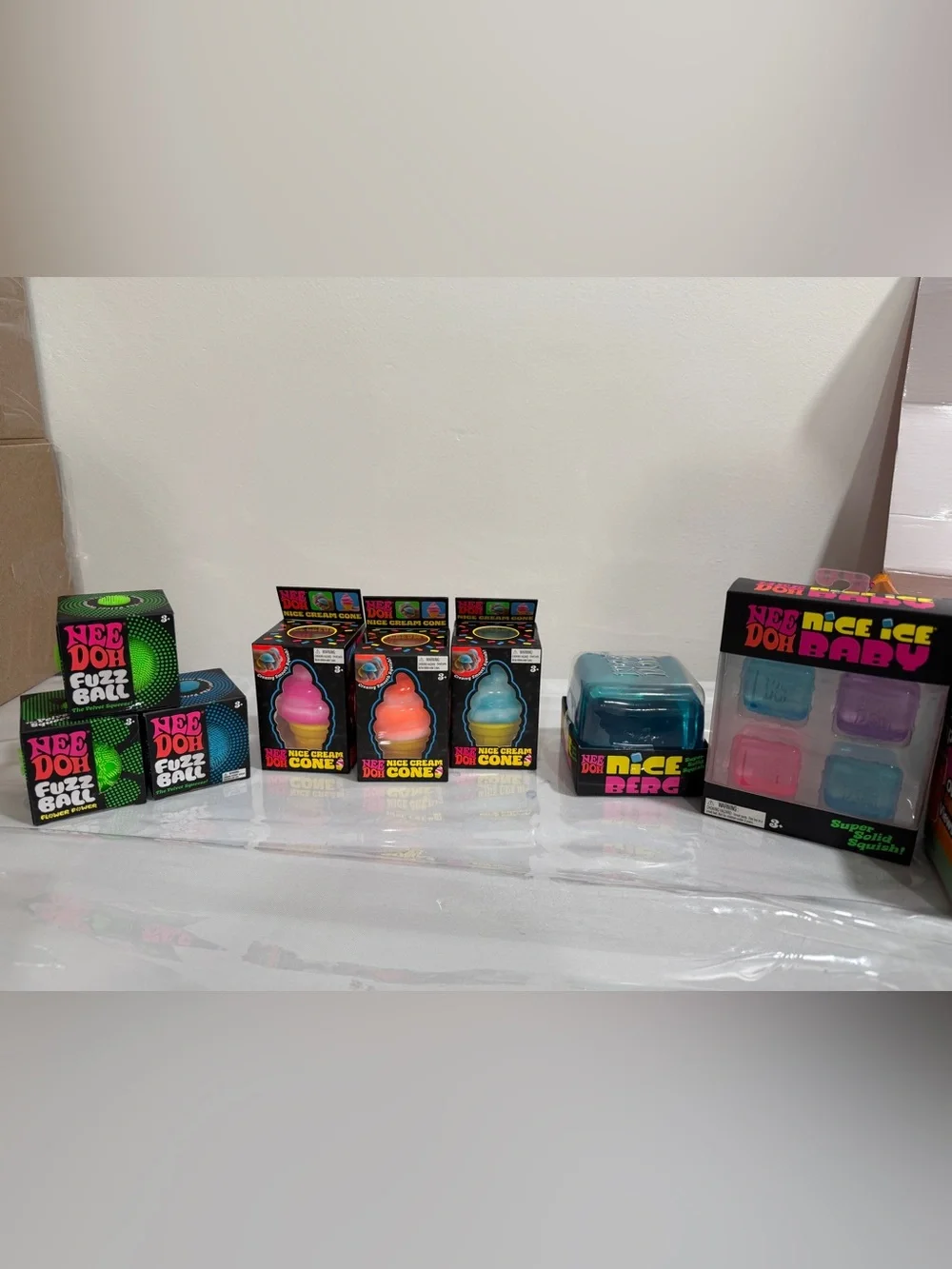 NeeDoh Sensory Toy Squishy Stress Reliever Lot of 9 Individual Items New Viral !